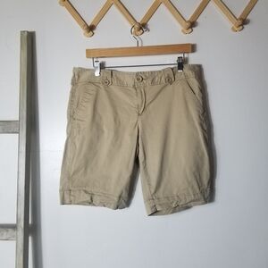 AEROPOSTALE WOMEN'S KHAKI BERMUDA SHORTS SIZE 13/14